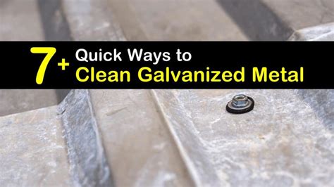 cleaning galvanized sheet metal|removing rust from galvanized metal.